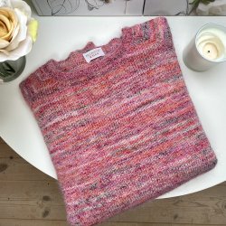 NYHED! Candyfloss Blusen  Strikkeopskrift