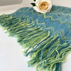 Dagmar Sjalet - Strikkeopskrift