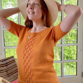 Diamond Tee  Strikkeopskrift