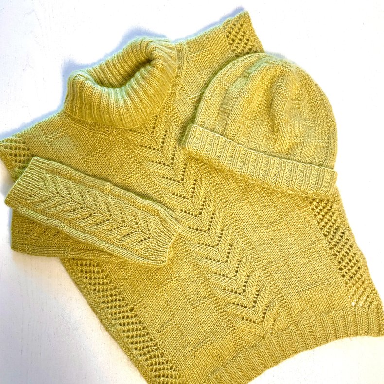 NY OPSKRIFT Nrre Vosborg Sttet (halsedisse, hue og hndledsvarmere)  25 % rabat