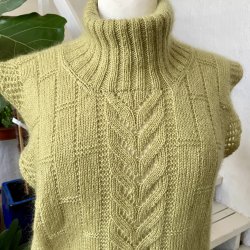 Nrre Vosborg Halsedissen  Strikkeopskrift