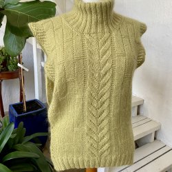 Nrre Vosborg Halsedissen  Strikkeopskrift