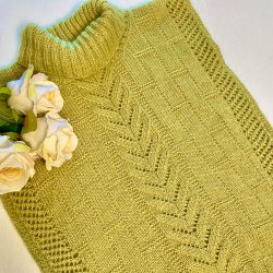 Nrre Vosborg Halsedissen  Strikkeopskrift