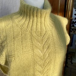 Nrre Vosborg Halsedissen  Strikkeopskrift