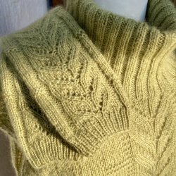 Nrre Vosborg Halsedissen  Strikkeopskrift