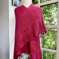 Nrre Vosborg Sjalet  Strikkeopskrift