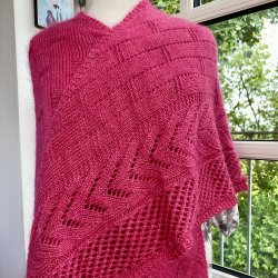 Nrre Vosborg Sjalet  Strikkeopskrift