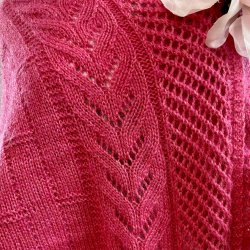 Nrre Vosborg Sjalet  Strikkeopskrift