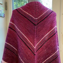 Lyng Sjalet  Strikkeopskrift