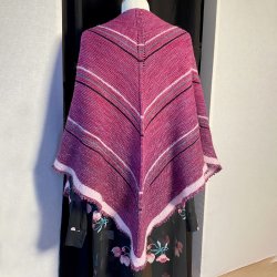 Lyng Sjalet  Strikkeopskrift