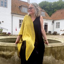 Nrre Vosborg Sjalet  Strikkeopskrift