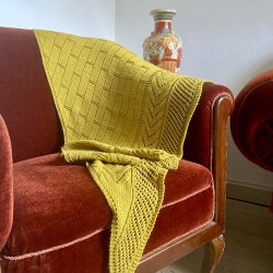 Nrre Vosborg Sjalet  Strikkeopskrift