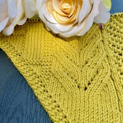 Nrre Vosborg Sjalet  Strikkeopskrift