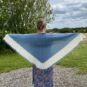 Skagerrak Sjalet  Strikkeopskrift