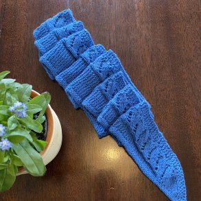 Sunrise Scarf  Strikkeopskrift