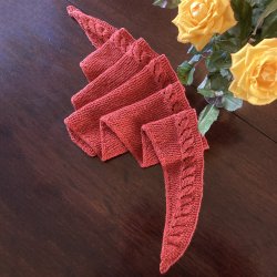 Sunset Scarf  Strikkeopskrift