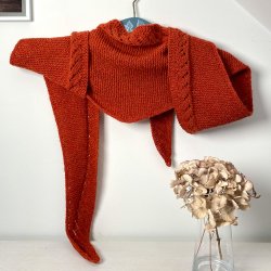 Sunset Scarf  Strikkeopskrift