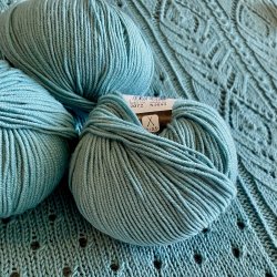 Tulipan Sjalet Strikkeopskrift